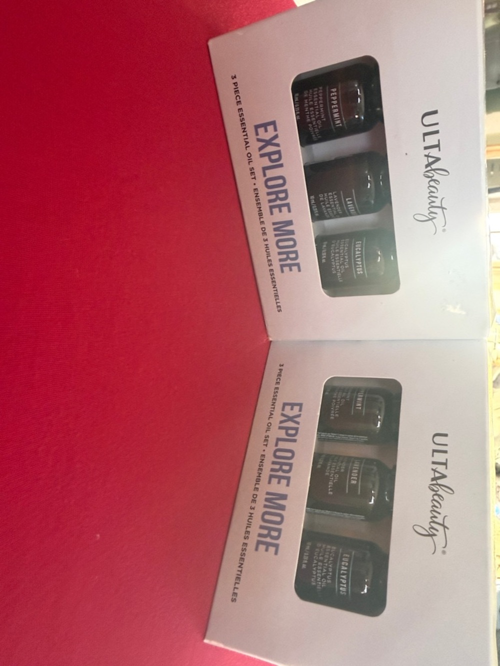 Ulta Beauty Explore More Essential Oil Set - White & Pink Packaging